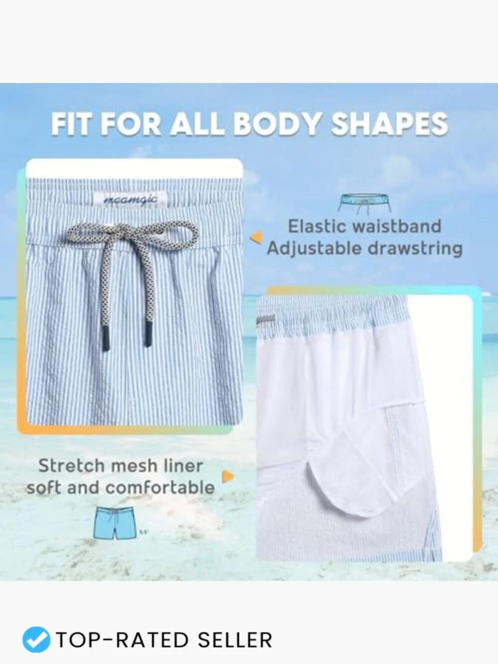 Men's Swim Trunks 5.5